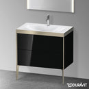 Duravit XViu washbasin with vanity unit with 2 pull-out compartments