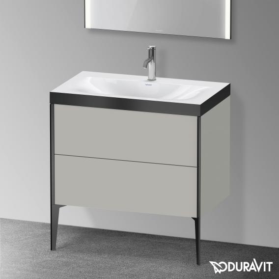 Duravit XViu 洗臉盆，附梳妝台，附 2 個拉出式隔層