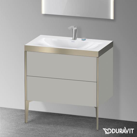 Duravit XViu 洗臉盆，附梳妝台，附 2 個拉出式隔層