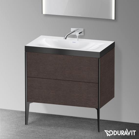 Duravit XViu 洗臉盆，附梳妝台，附 2 個拉出式隔層