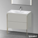 Duravit XViu washbasin with vanity unit with 2 pull-out compartments