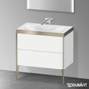 Duravit XViu washbasin with vanity unit with 2 pull-out compartments
