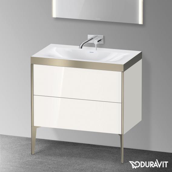 Duravit XViu 洗臉盆，附梳妝台，附 2 個拉出式隔層