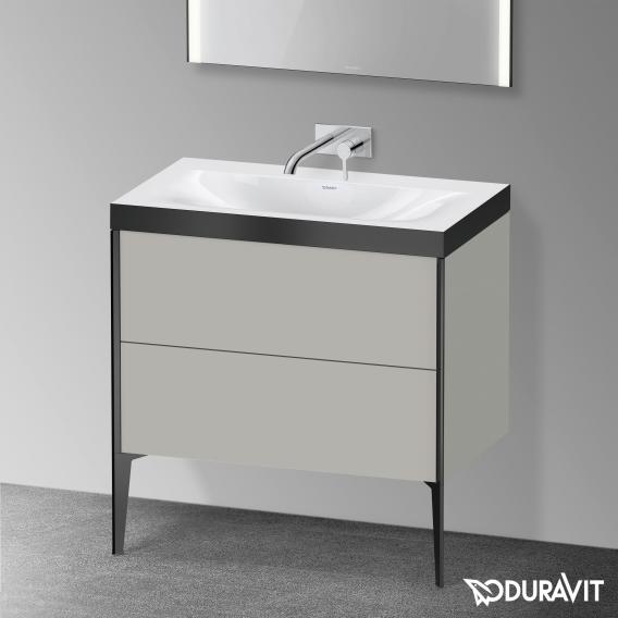 Duravit XViu 洗臉盆，附梳妝台，附 2 個拉出式隔層