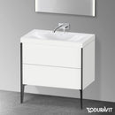 Duravit XViu washbasin with vanity unit with 2 pull-out compartments