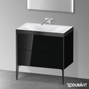 Duravit XViu washbasin with vanity unit with 2 pull-out compartments