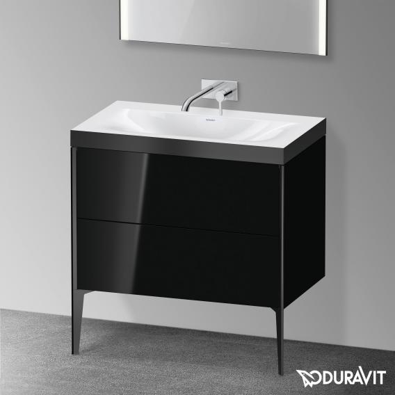 Duravit XViu 洗臉盆，附梳妝台，附 2 個拉出式隔層