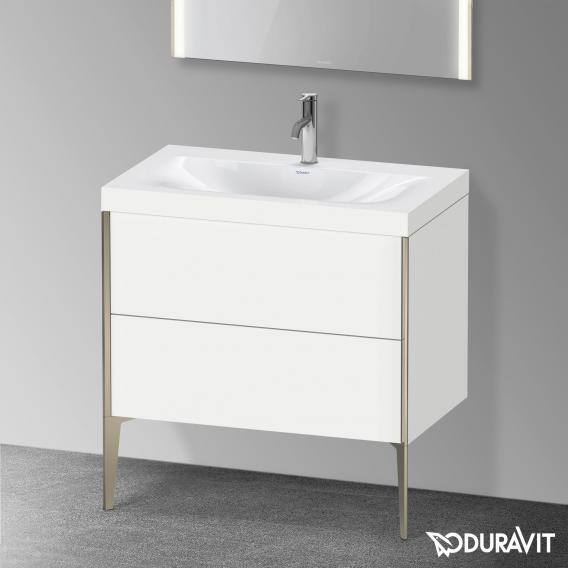 Duravit XViu 洗臉盆，附梳妝台，附 2 個拉出式隔層