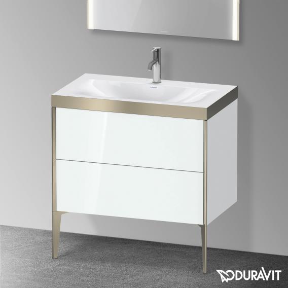 Duravit XViu 洗臉盆，附梳妝台，附 2 個拉出式隔層