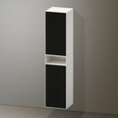 Duravit Zencha tall unit with 2 doors and 1 open compartment