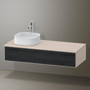Duravit Zencha vanity unit with 1 pull-out compartment for countertop washbasin