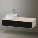 Duravit Zencha vanity unit with 1 pull-out compartment for countertop washbasin