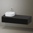 Duravit Zencha vanity unit with 1 pull-out compartment for countertop washbasin