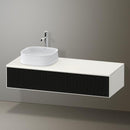 Duravit Zencha vanity unit with 1 pull-out compartment for countertop washbasin