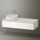 Duravit Zencha vanity unit with 1 pull-out compartment for countertop washbasin