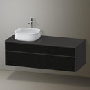 Duravit Zencha vanity unit with 2 pull-out compartments for countertop washbasin