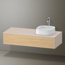 Duravit Zencha vanity unit with 1 pull-out compartment for countertop washbasin