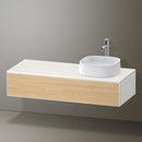 Duravit Zencha vanity unit with 1 pull-out compartment for countertop washbasin