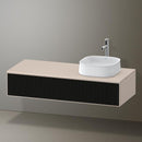 Duravit Zencha vanity unit with 1 pull-out compartment for countertop washbasin