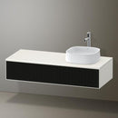Duravit Zencha vanity unit with 1 pull-out compartment for countertop washbasin