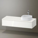 Duravit Zencha vanity unit with 1 pull-out compartment for countertop washbasin