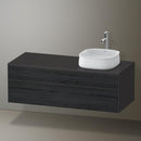 Duravit Zencha vanity unit with 2 pull-out compartments for countertop washbasin