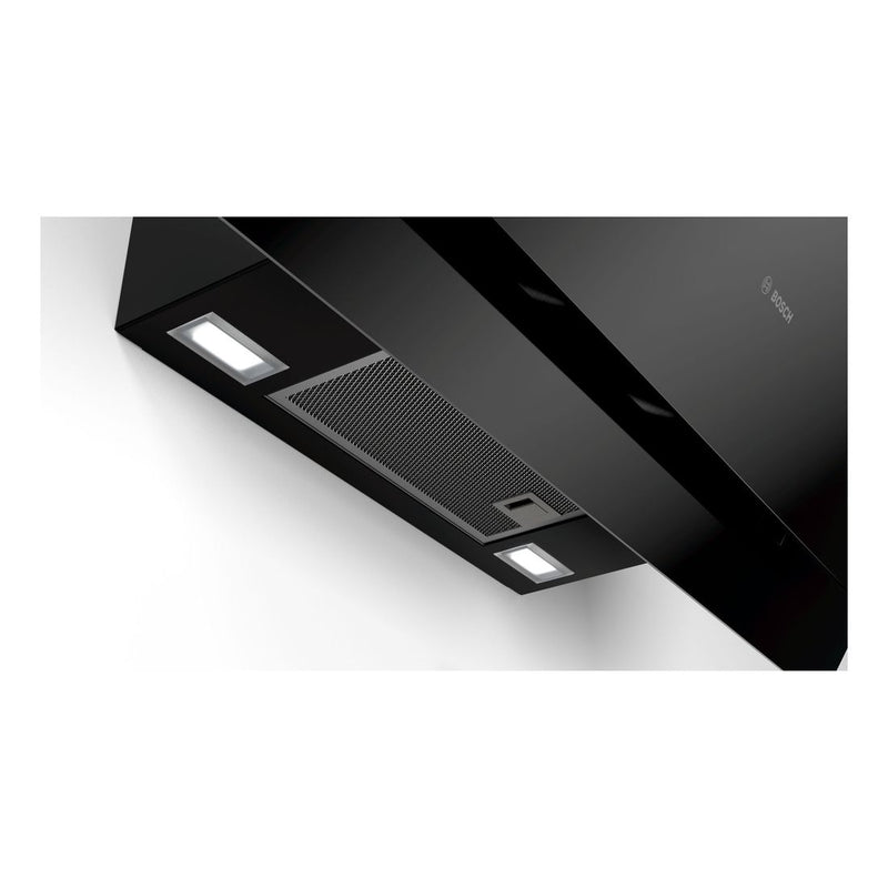 Bosch - Serie | 4 Wall-mounted Cooker Hood 80 cm Clear Glass Black Printed DWK87CM60B