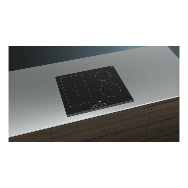 Siemens - IQ500 Induction Hob 60 cm Black, Surface Mount Without Frame ED651FSB5E 