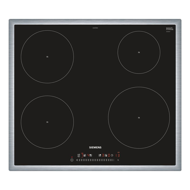 Siemens - IQ100 Induction Hob 60 cm Black, Surface Mount With Frame EH645FEB1E 