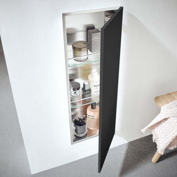 Emco Asis Pure - Mobiletto da bagno con scopino per WC, con funzione Emco Asis Pure - Mobiletto da bagno con scopino per WC, con funzione