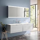 Emco Evo mirror cabinet with lighting and 3 doors