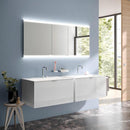 Emco Evo mirror cabinet with lighting and 3 doors