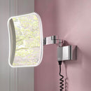 Emco Evo shaving and beauty mirror with lighting, 5x magnification