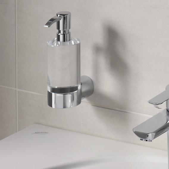 Emco Fino liquid soap dispenser, wall-mounted