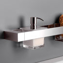 Emco Liaison soap dispenser for rail