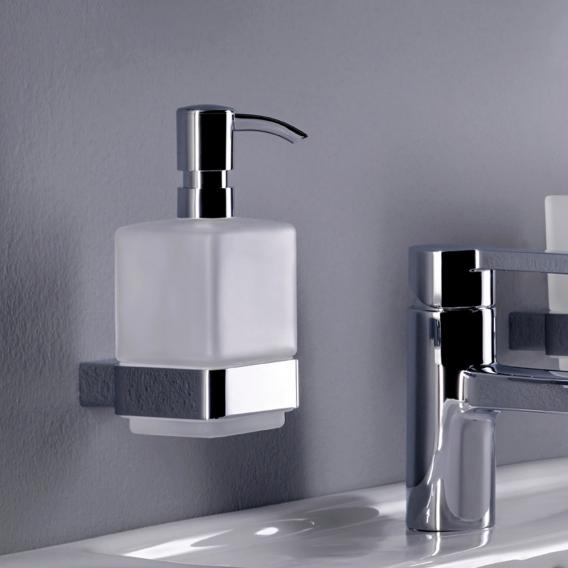 Emco Loft liquid soap dispenser, wall-mounted