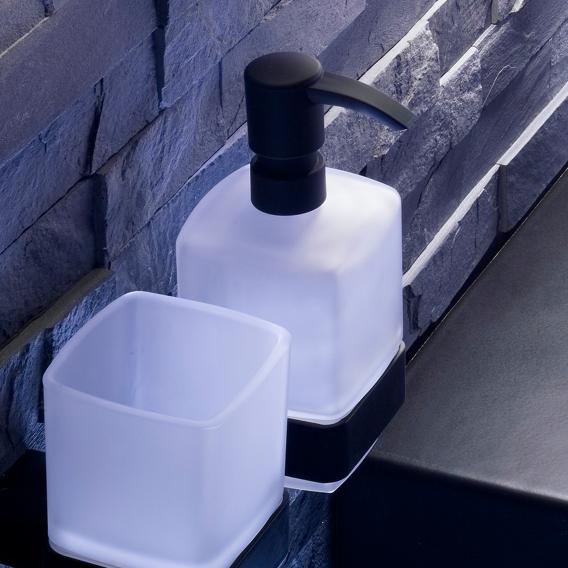 Emco Loft liquid soap dispenser, wall-mounted