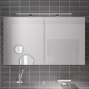Emco Mee mounted mirror cabinet with lighting and 2 doors