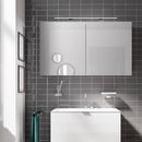 Emco Mee mounted mirror cabinet with lighting and 2 doors