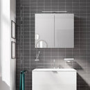 Emco Mee mounted mirror cabinet with lighting and 2 doors