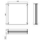 Emco Prestige 照明鏡內建框架