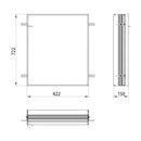 Emco Prime 框架，用於內建 LED 照明鏡櫃