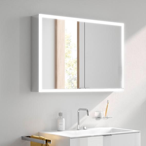 Emco Prime mirror cabinet with lighting and 2 doors