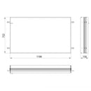 Emco Prime2 installation frame for recessed illuminated mirror cabinet