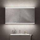 Emco Prime2 mirror cabinet with lighting and 2 doors