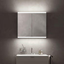 Emco Prime2 mirror cabinet with lighting and 2 doors