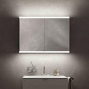 Emco Prime2 mirror cabinet with lighting and 2 doors
