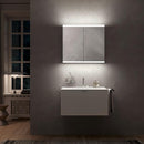 Emco Prime2 mirror cabinet with lighting and 2 doors