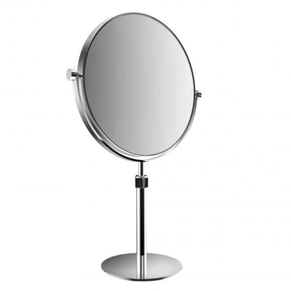 Emco Pure freestanding mirror, 3x magnification, adjustable in height