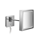 Emco Pure shaving and beauty mirror with lighting, 3x magnification with plug